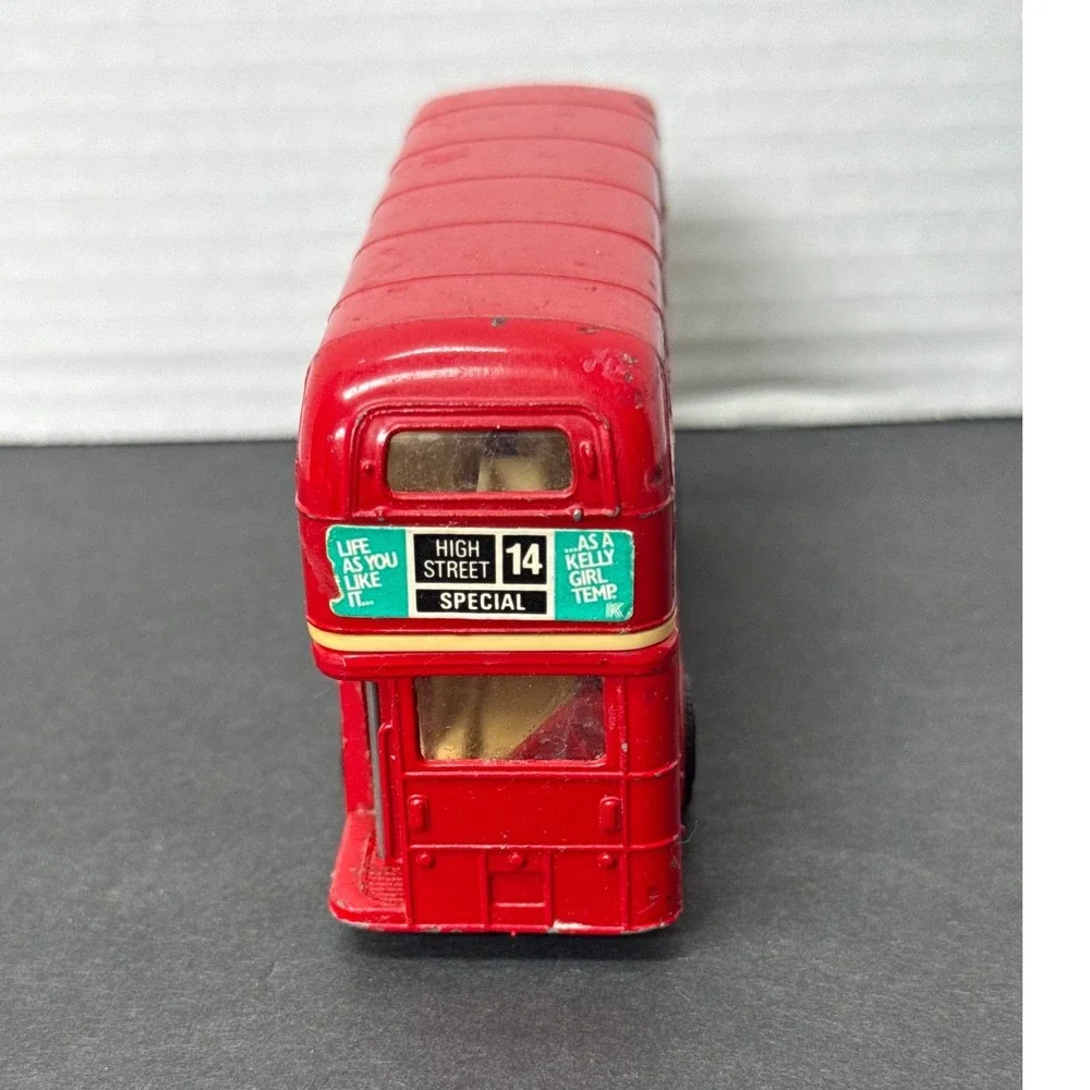 Corgi London Transport Routemaster Double Decker Bus Red Diecast TDK Ad Vintage